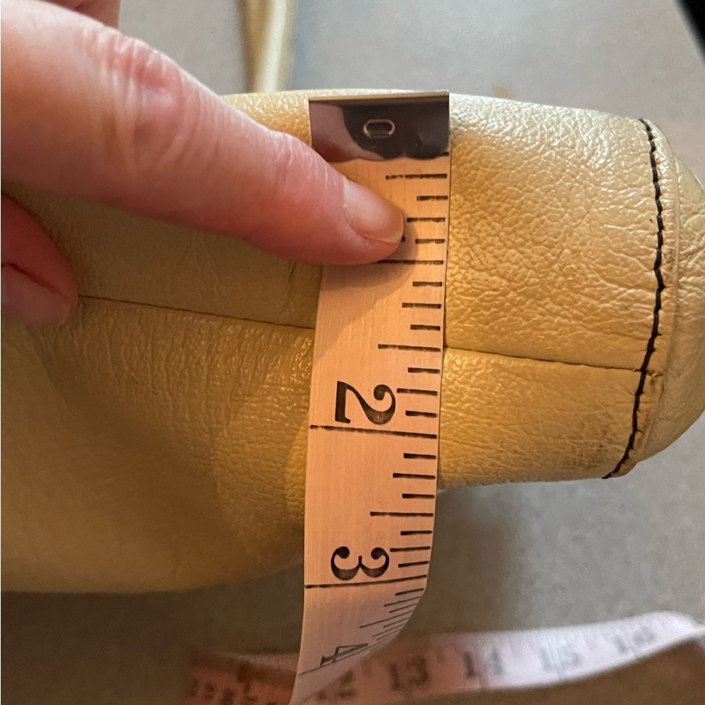 Vintage Micheal Rome Cream Leather Handbag - Picture 14 of 14